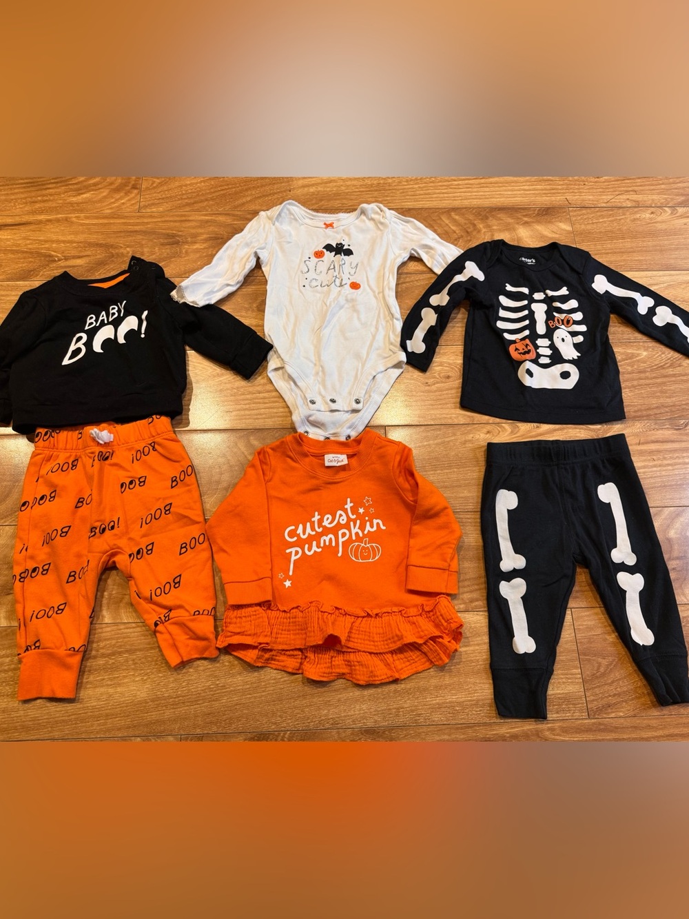Carter's and Cat & Jack Halloween Outfits 3-6 months baby